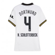 Borussia Dortmund Nico Schlotterbeck #4 Tredje Tröja Dam 2024-25 Korta ärmar